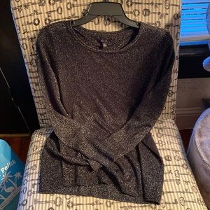 Soft, long, sparkly sweater